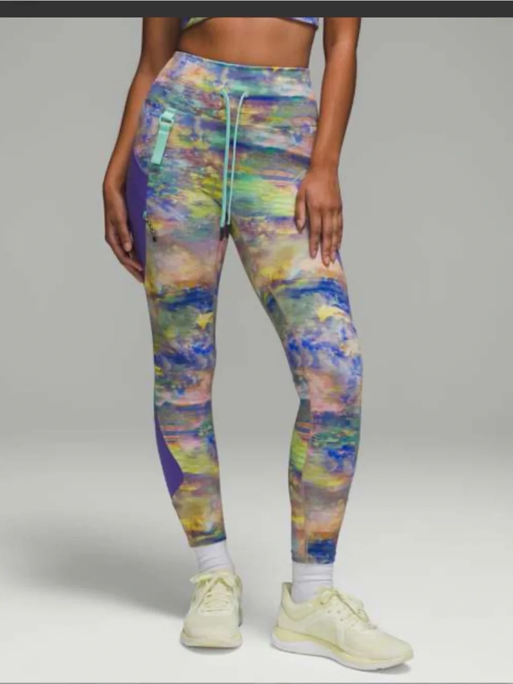 lululemon Cargo High-Rise Hiking Tight Multi Watercolor Limited Edition Print